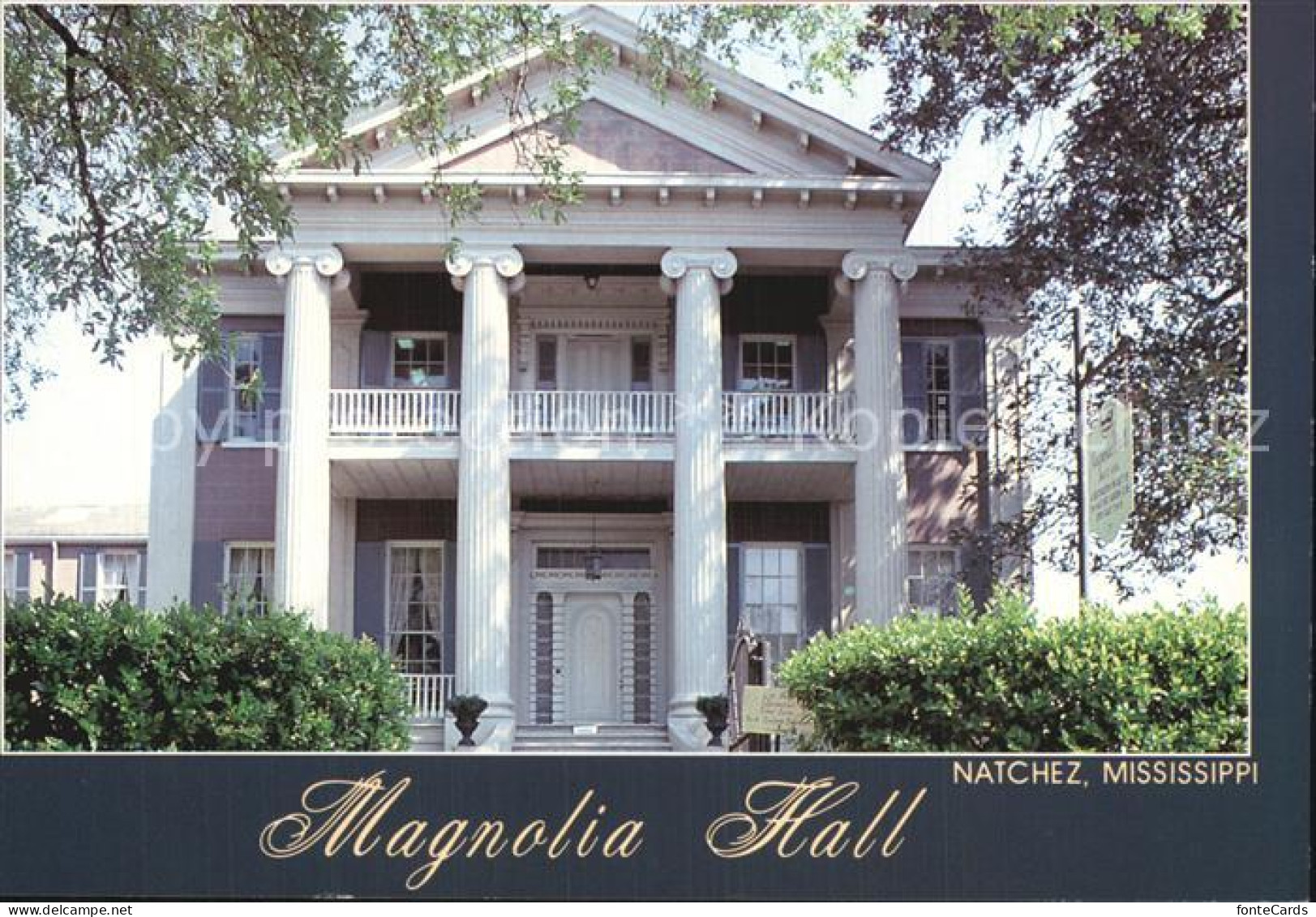 72556402 Natchez_Mississippi Magnolia Hall - Andere & Zonder Classificatie