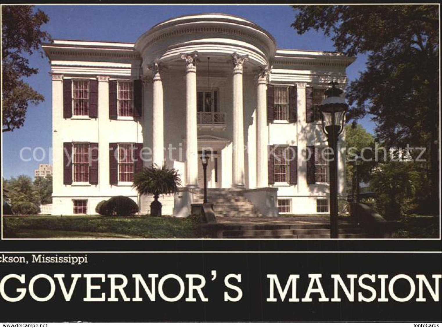 72556400 Jackson_Mississippi Governor's Manison - Andere & Zonder Classificatie