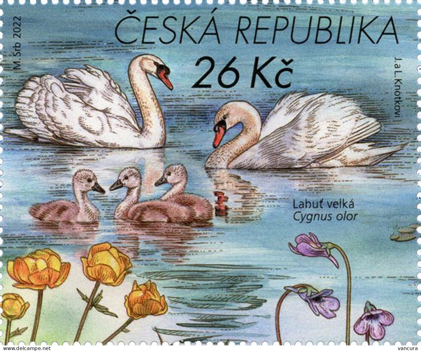 ** 1168 Czech Republic Macha's Region 2022 Swan - Cigni