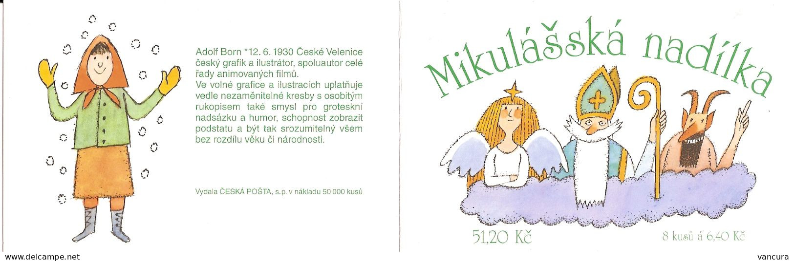 **booklet 336 Czech Republic - St Nicolas 2002 Angel Devil - Cristianismo