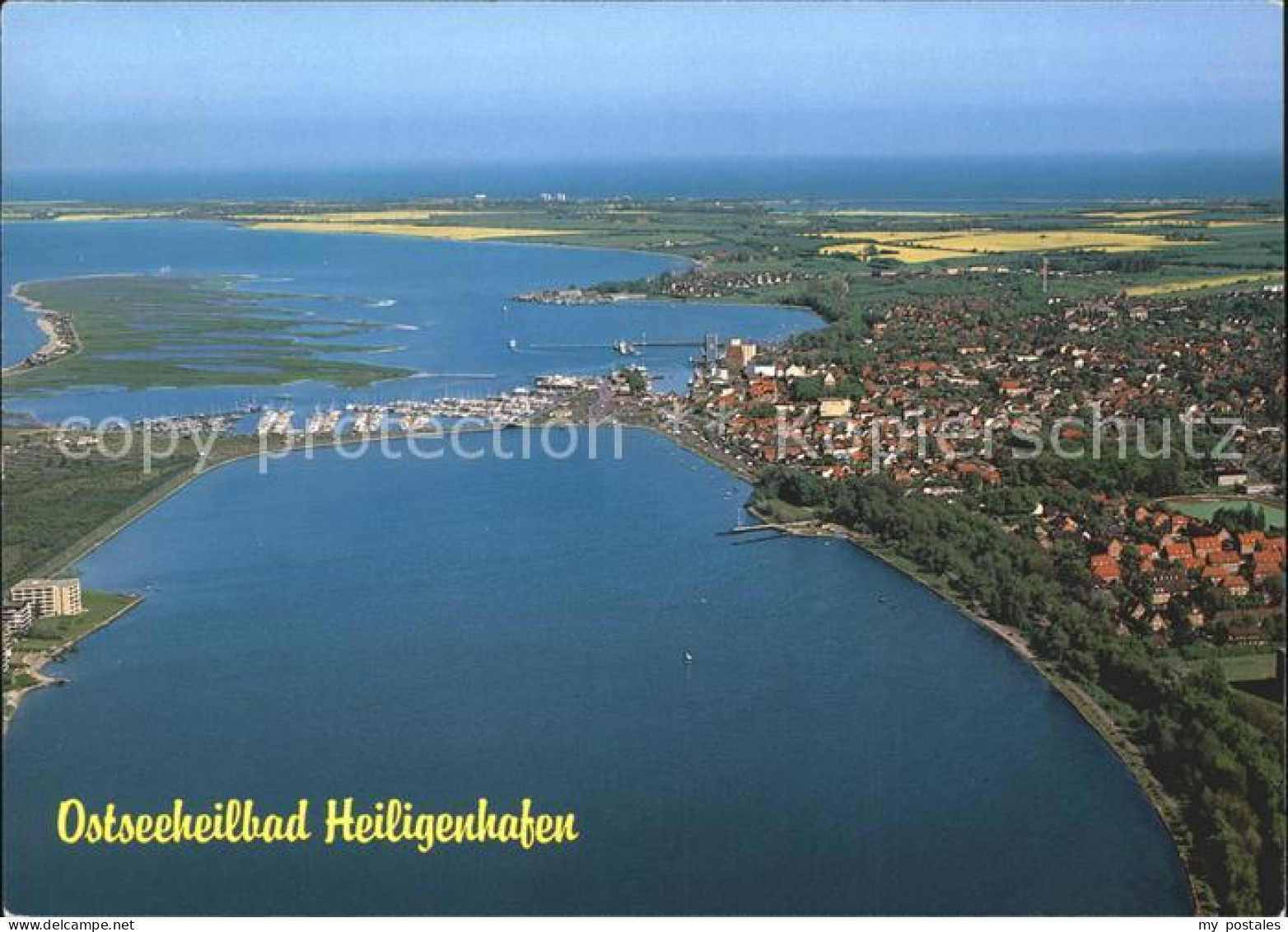 71847651 Heiligenhafen Ostseebad Fliegeraufnahme Mit Hafen Heiligenhafen - Heiligenhafen