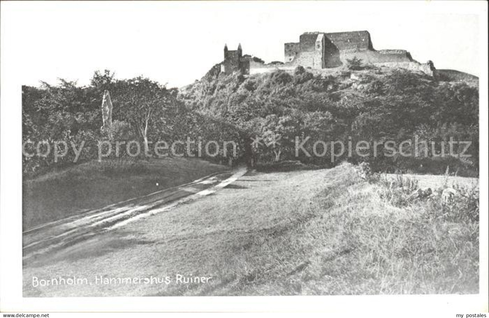 71834936 Bornholm Hammershus Ruiner Ruine Daenemark - Danemark