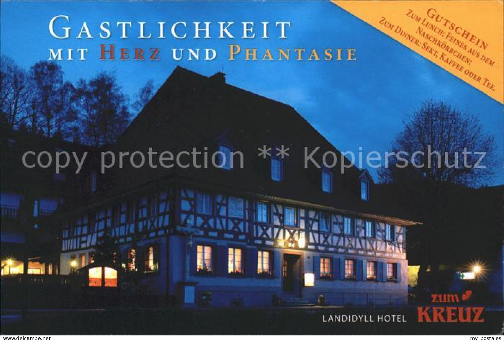 71832700 Glottertal Hotel Zum Kreuz Gutschein  Glottertal - Glottertal