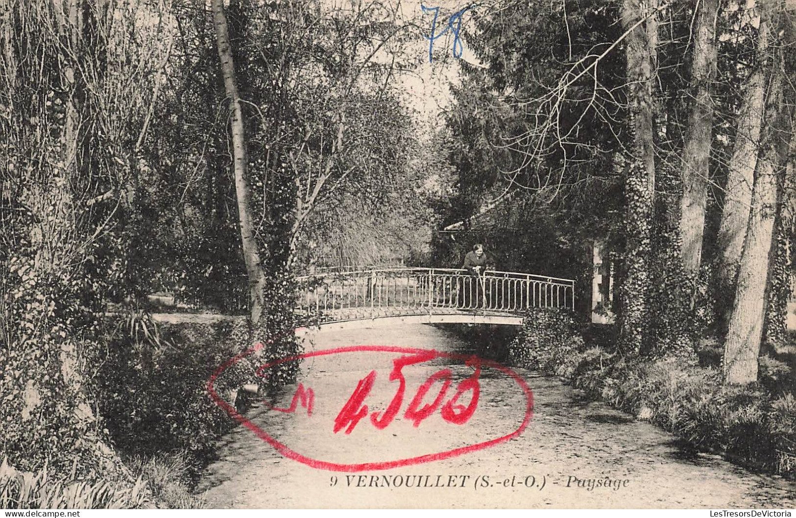 FRANCE -  Vernouillet  - Paysage - Un Pont Au Dessus D'une Rivière Dans La Forêt - Carte Postale Ancienne - Vernouillet