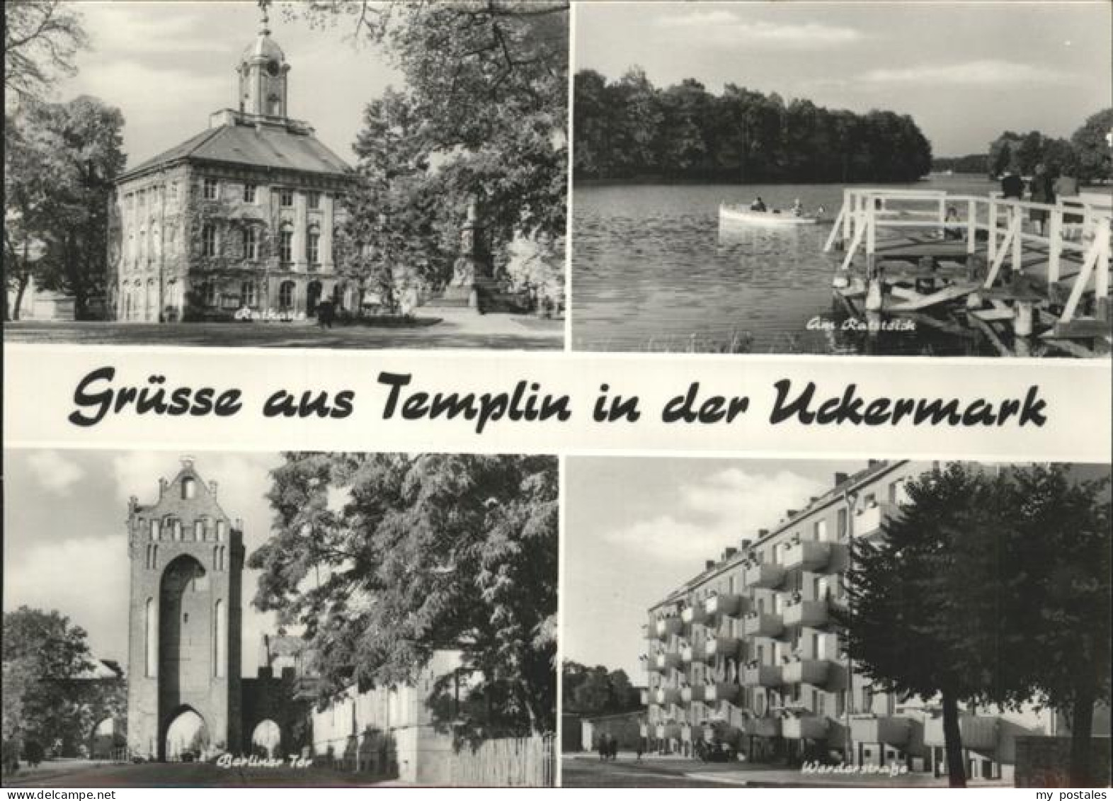 41270158 Templin Rathaus Ratssee Berliner Tor Werderstrasse Templin - Templin