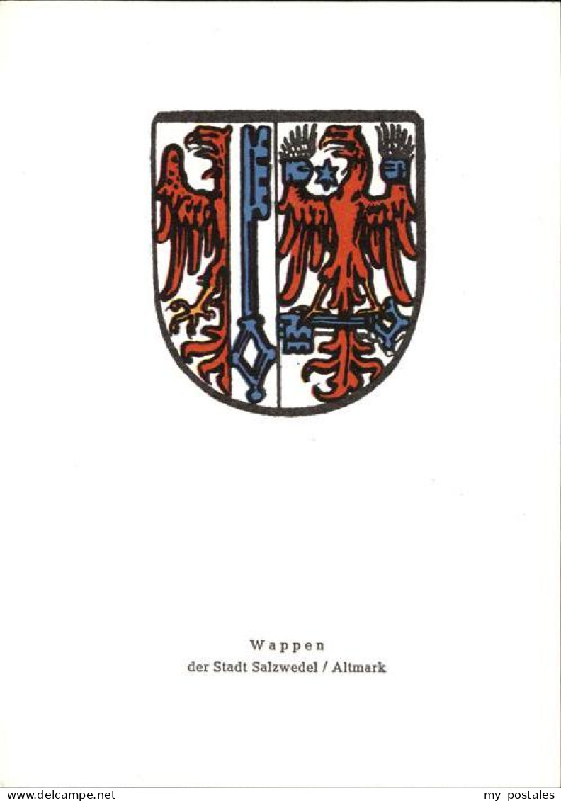 41270113 Salzwedel Stadtwappen Salzwedel Salzwedel - Salzwedel