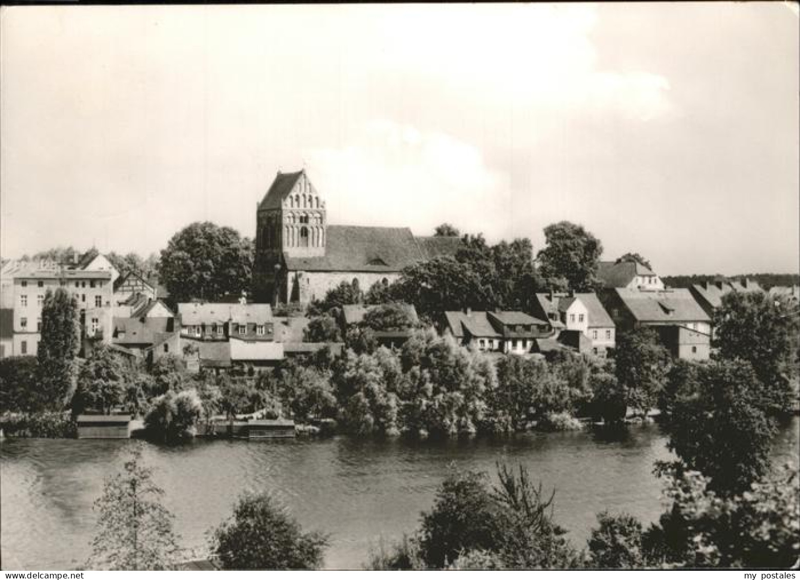 41270054 Lychen Teilansicht Lychen St. Johannes Kirche Lychen - Lychen