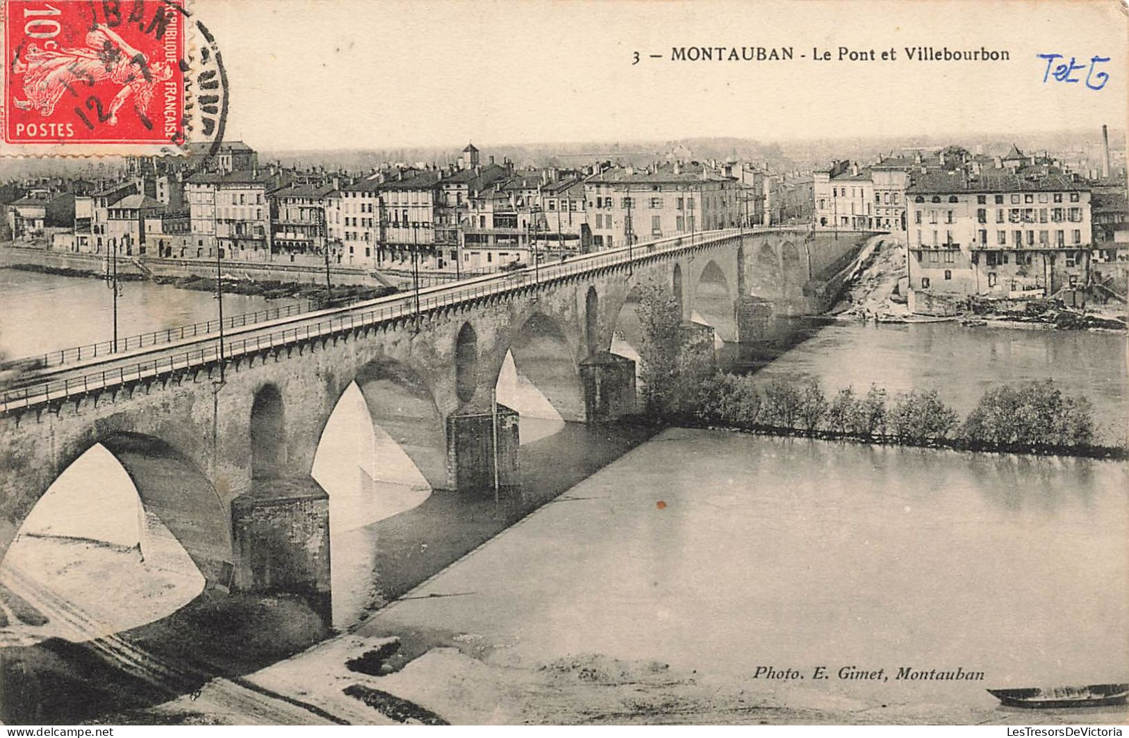 FRANCE - Montauban - Vue Sur Le Pont Et Villebourbon - Carte Postale Ancienne - Montauban