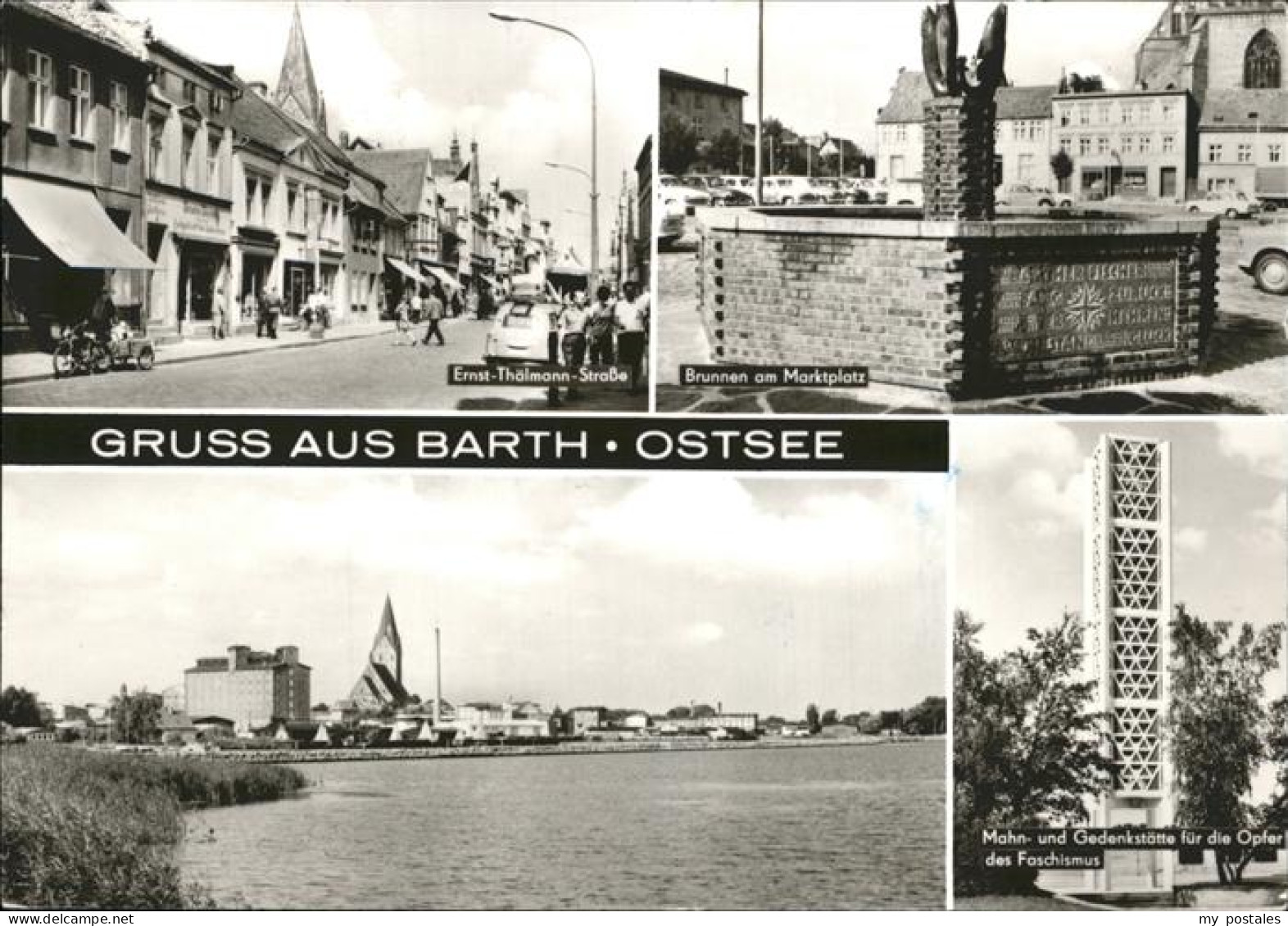 41269694 Barth Ernst Thaelmann-Strasse Brunnen Am Marktplatz Mahn Und Gedenkstae - Barth