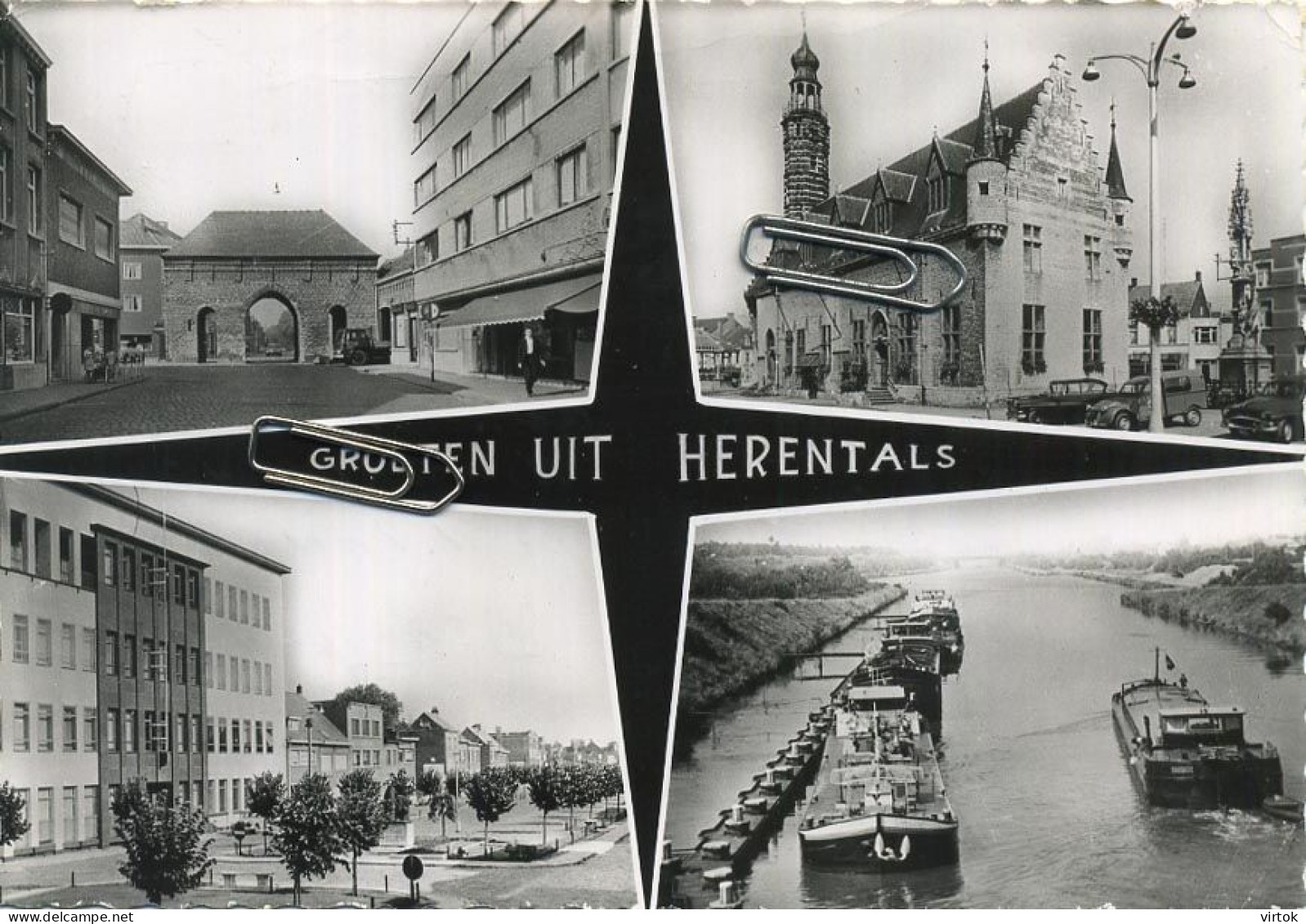 HERENTALS :        (  Groot Formaat 15 X 10.5 Cm ) - Herentals