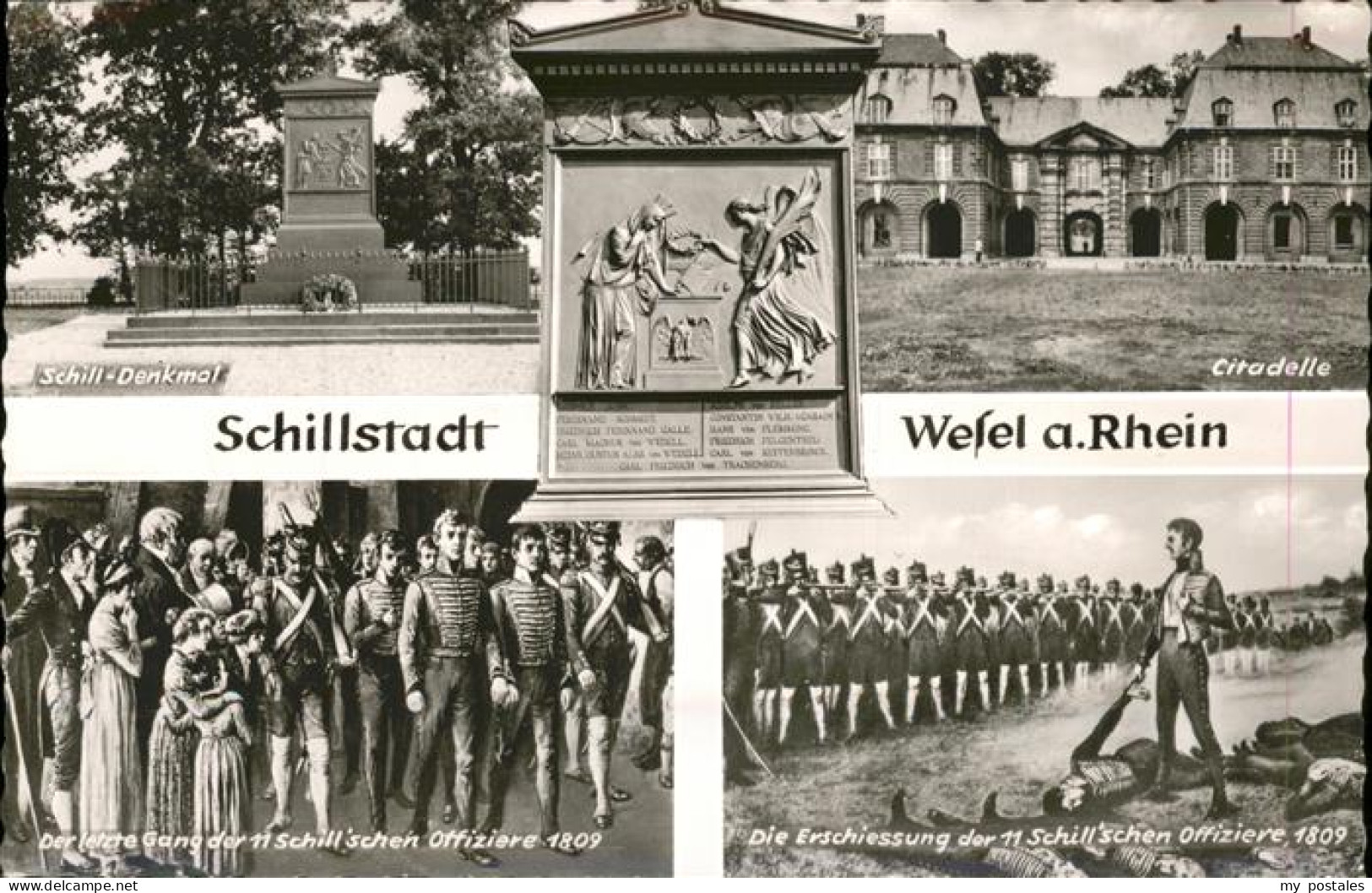 41268940 Wesel Rhein Schill-Denkmal Citadelle  Wesel - Wesel