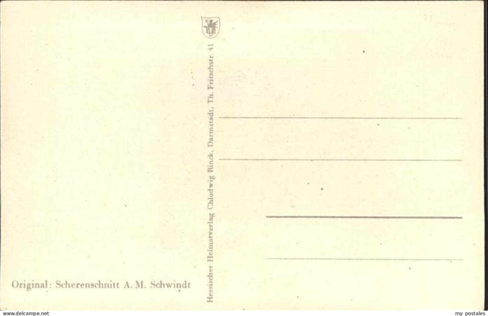 41268370 Braubach Rhein Marksburg Zeichnung Kuenstlerkarte Braubach - Braubach