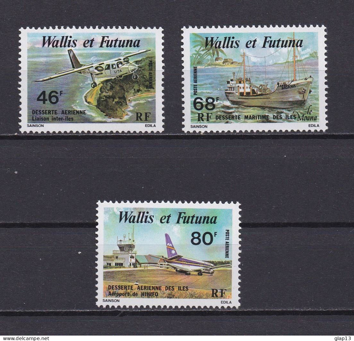 WALLIS ET FUTUNA 1979 PA N°89/91 NEUF** TRANSPORTS - Unused Stamps