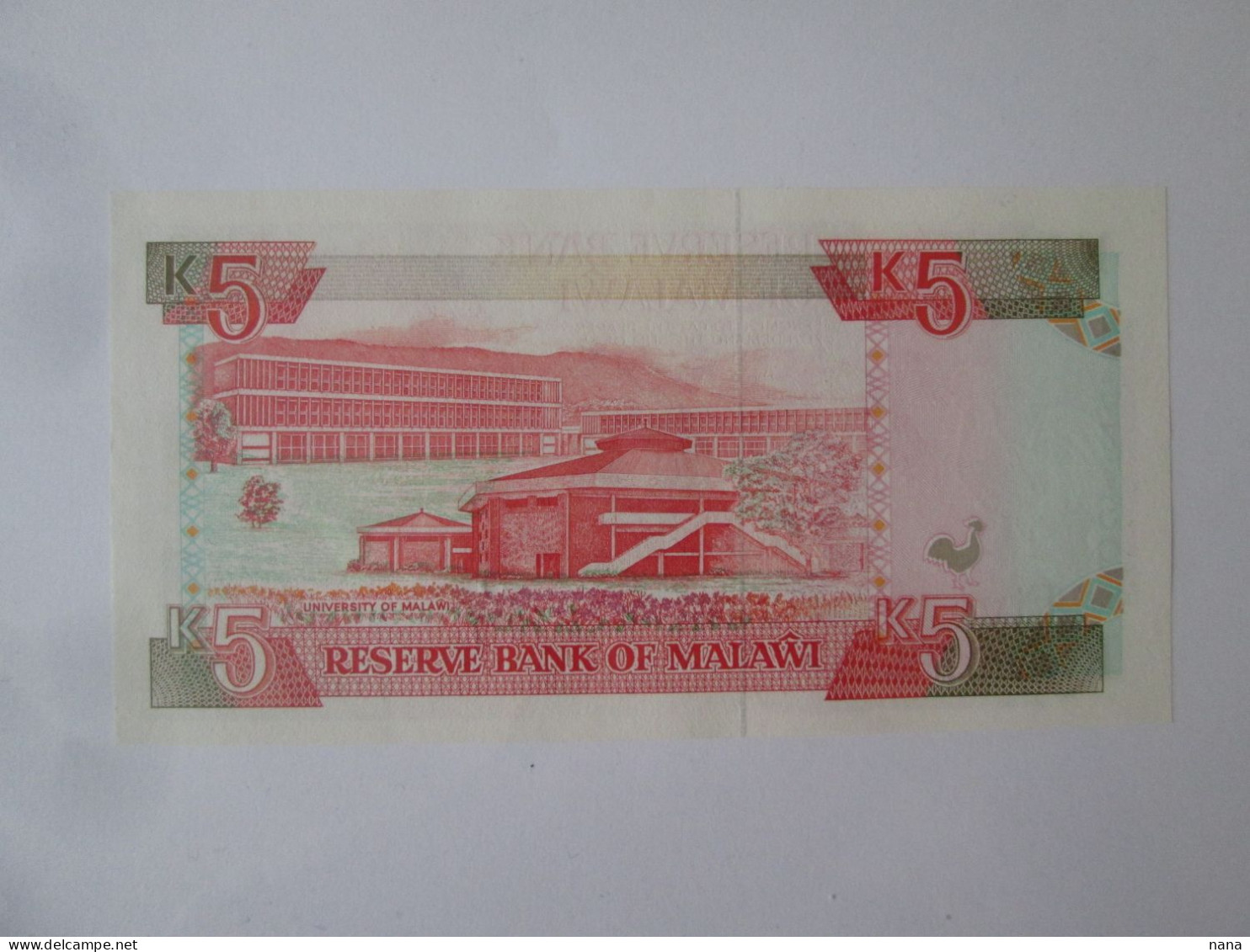 Malawi 5 Kwacha 1994 Banknote UNC - Malawi