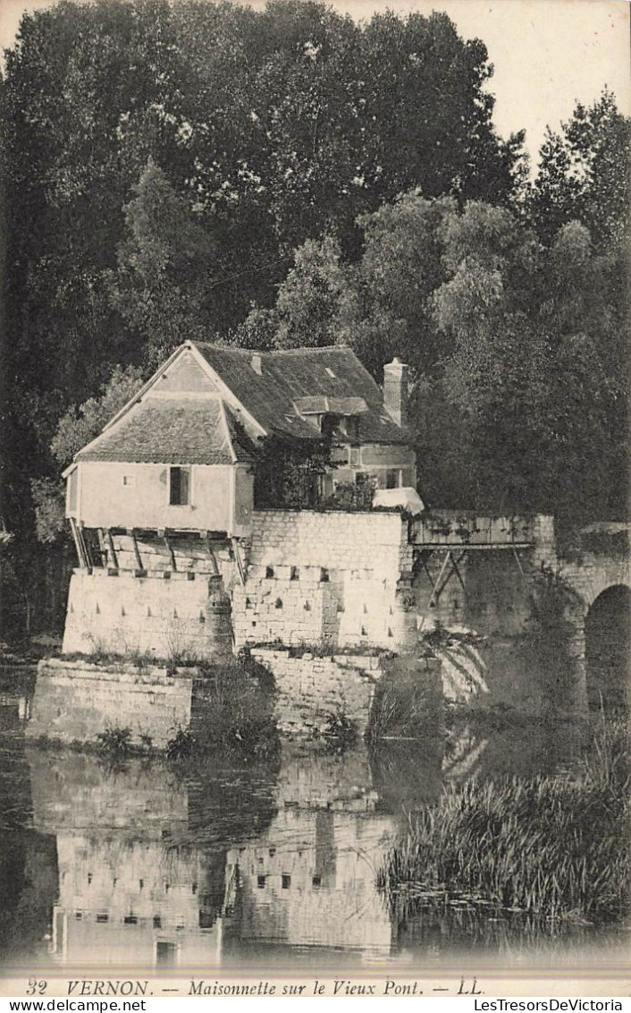 FRANCE - Vernon - Maisonnette Sur Le Vieux Pont - LL - Carte Postale Ancienne - Vernon