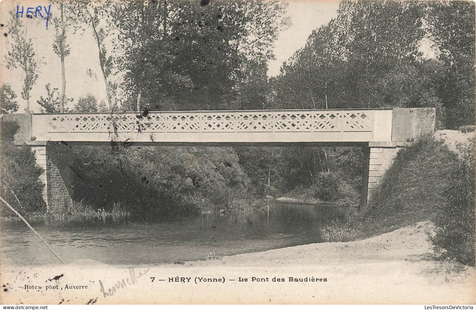 FRANCE - Héry - Vue Sur Le Pont Des Baudières - Carte Postale Ancienne - Hery