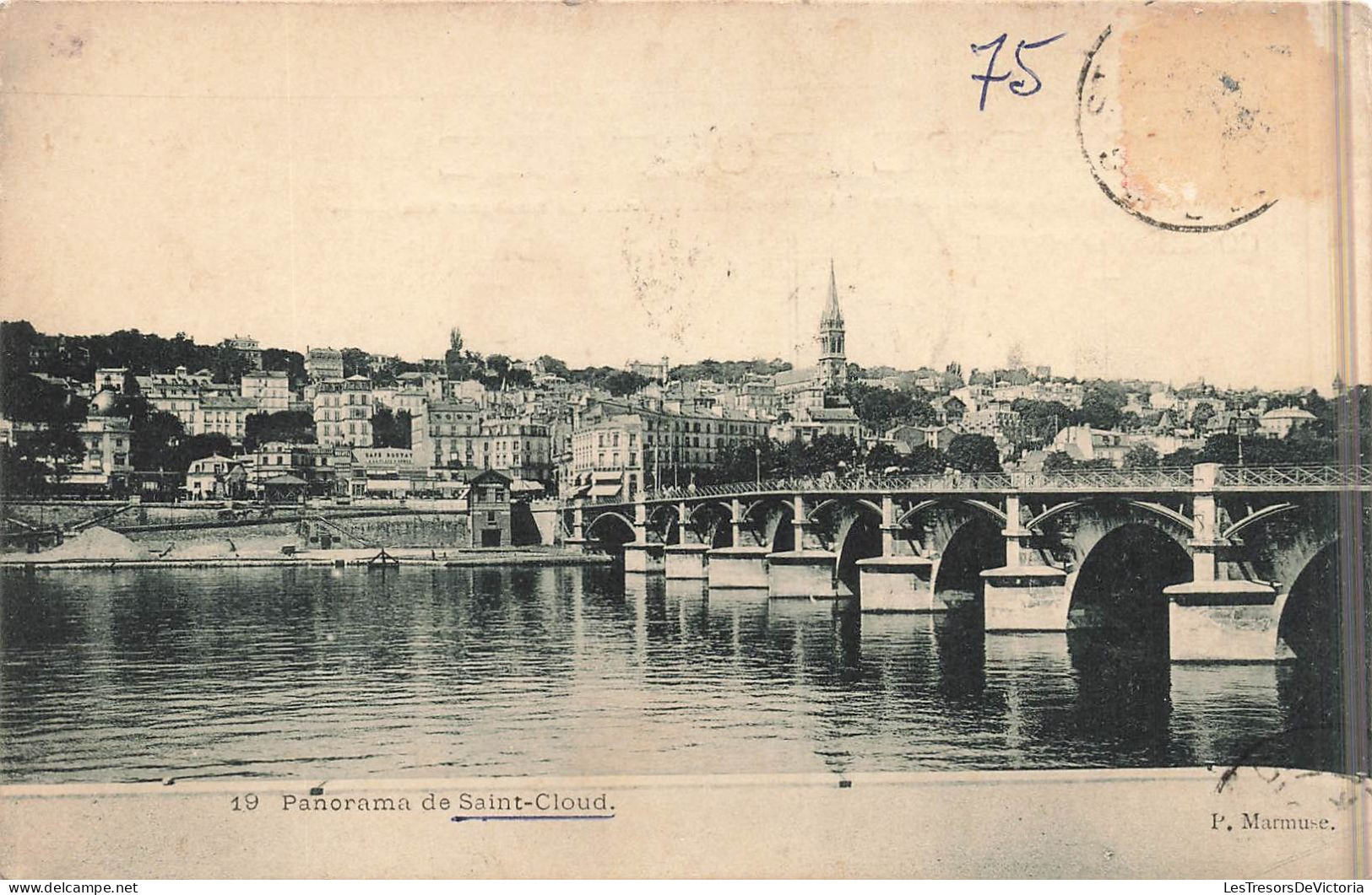 FRANCE - Saint Cloud - Panorama De SAINT CLOUD - Pont - Carte Postale Ancienne - Saint Cloud