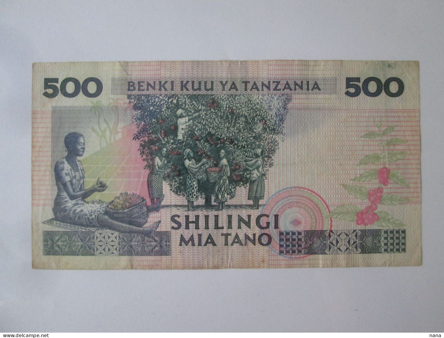 Tanzania 500 Shilingi 1989 Banknote,see Pictures - Tansania