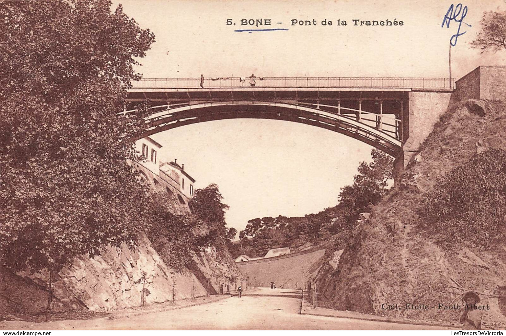ALGERIE - Bone - Vue Sur Le Pont De La Tranchés - Carte Postale Ancienne - Annaba (Bône)
