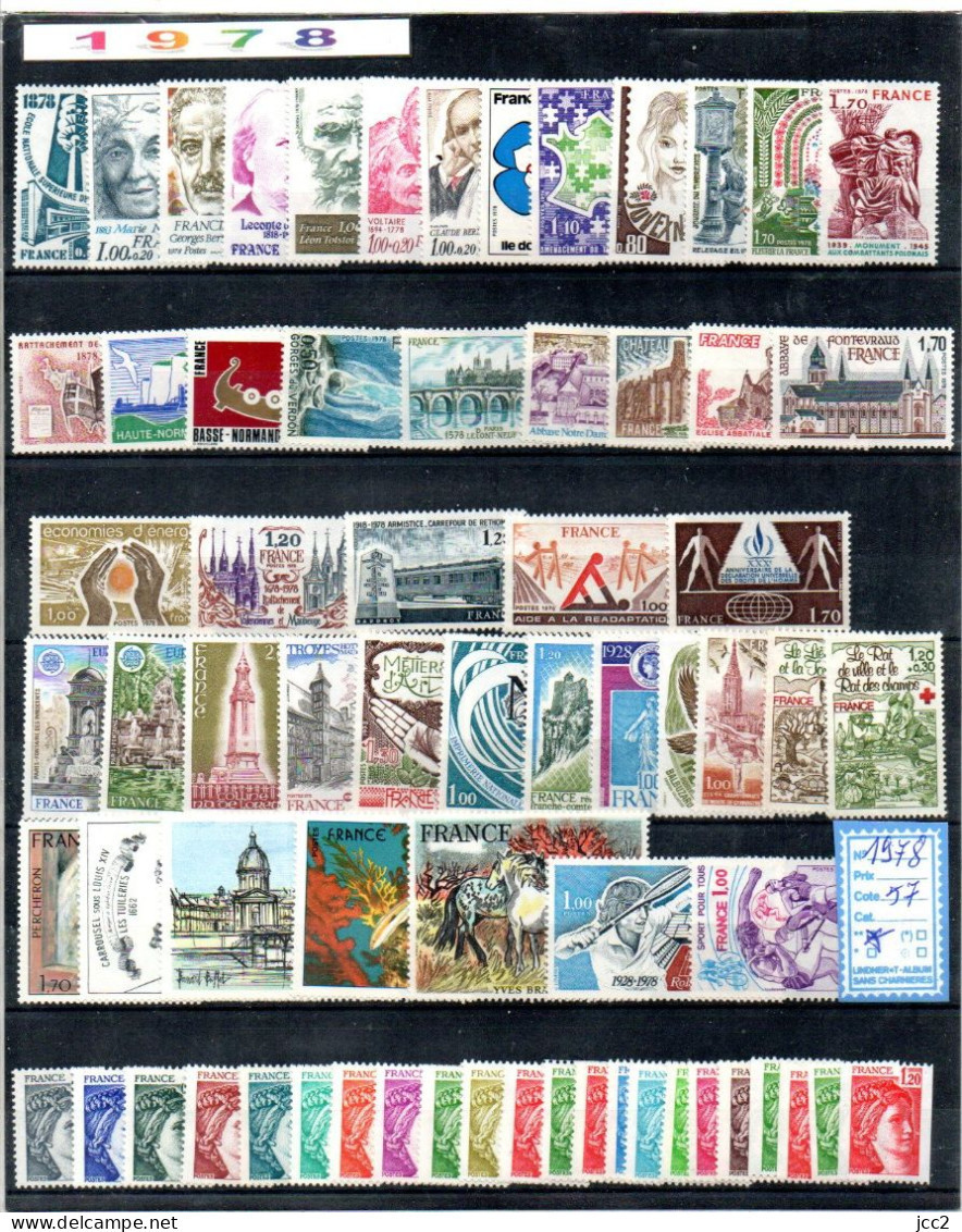 ANNÉE COMPLÈTE  LUXE** 1978 - 1970-1979