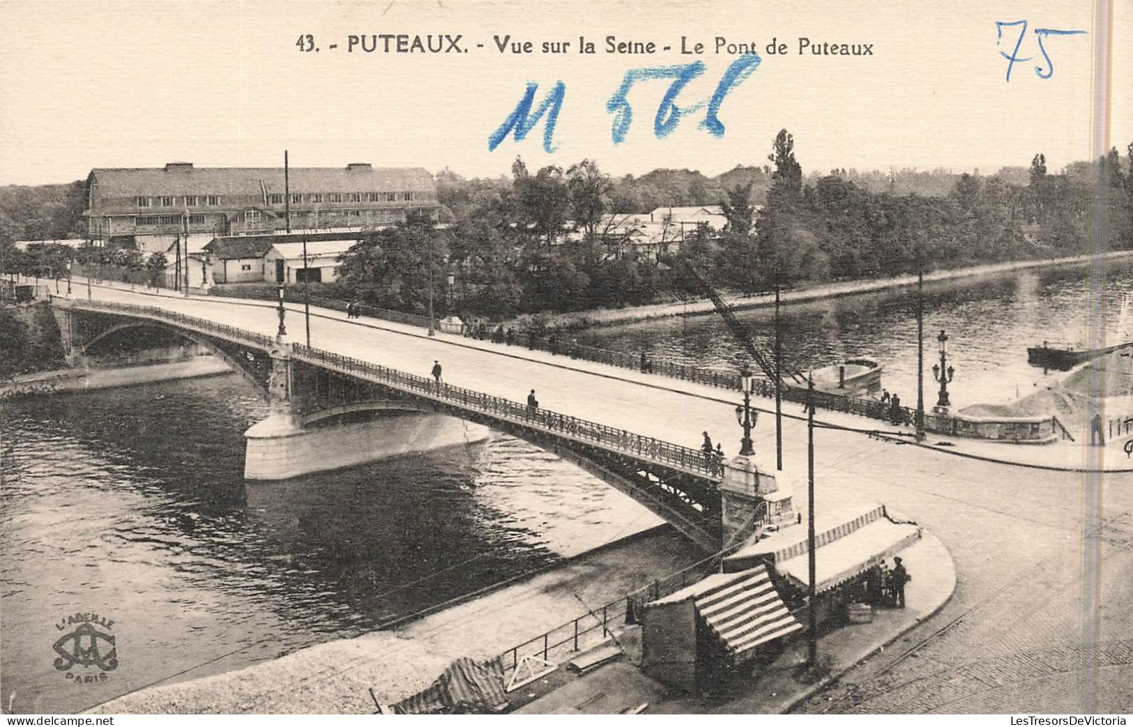 FRANCE - Puteaux - Vue Sur La Seine - Le Pont De Puteaux -  Carte Postale Ancienne - Puteaux