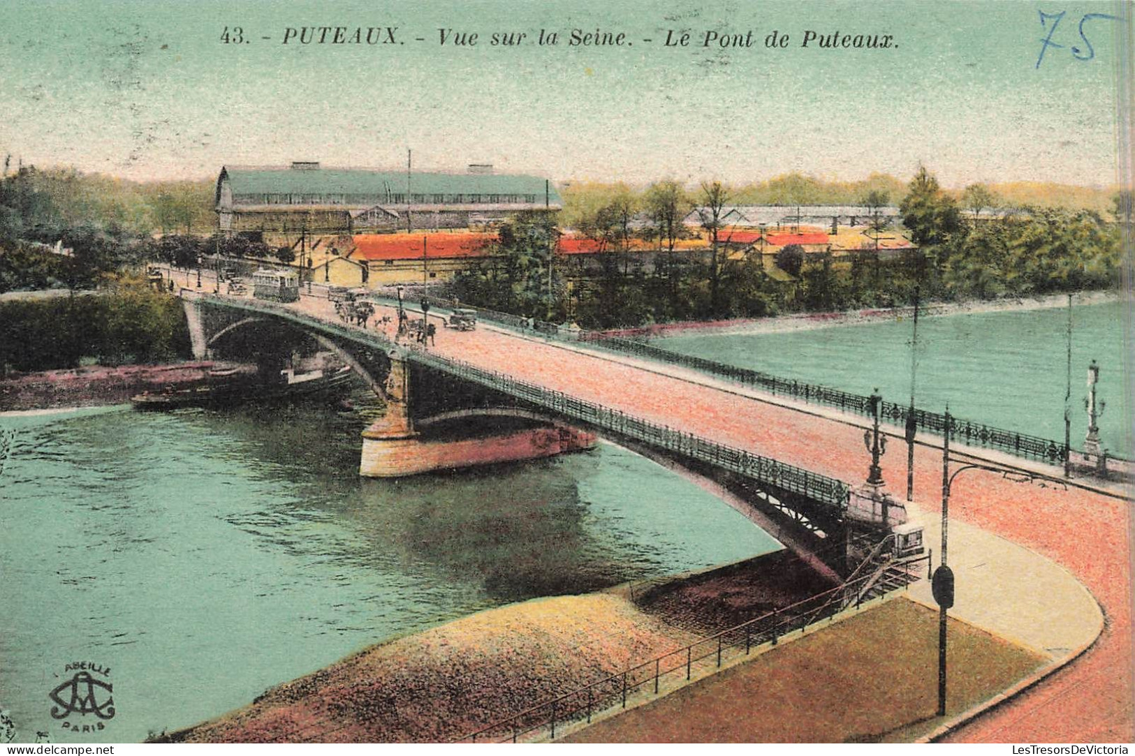 FRANCE - Puteaux - Vue Sur La Seine - Le Pont De Puteaux -  Carte Postale Ancienne - Puteaux