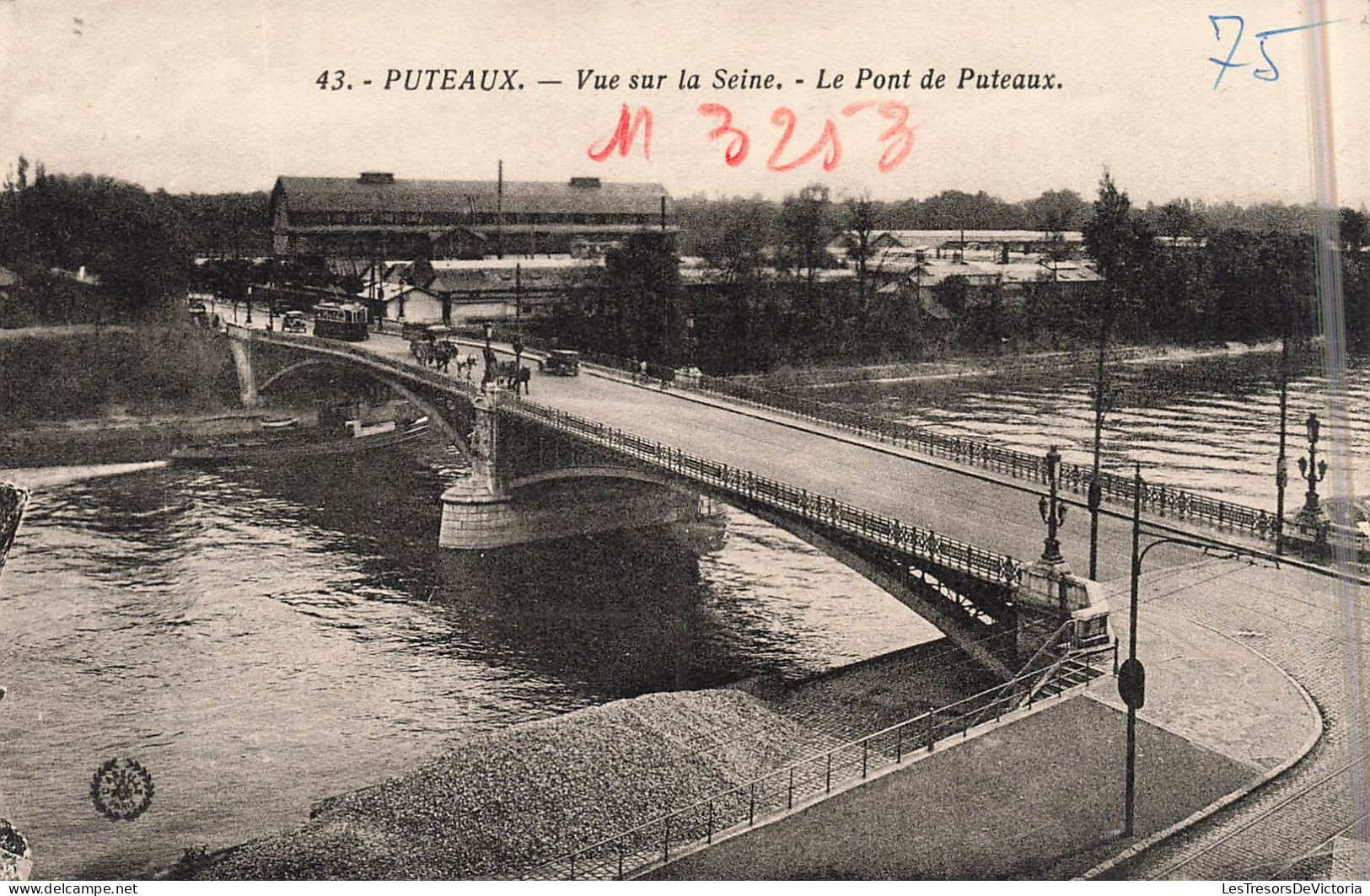 FRANCE - Puteaux - Le Pont De Puteaux - Vue Sur La Seine - Carte Postale Ancienne - Puteaux