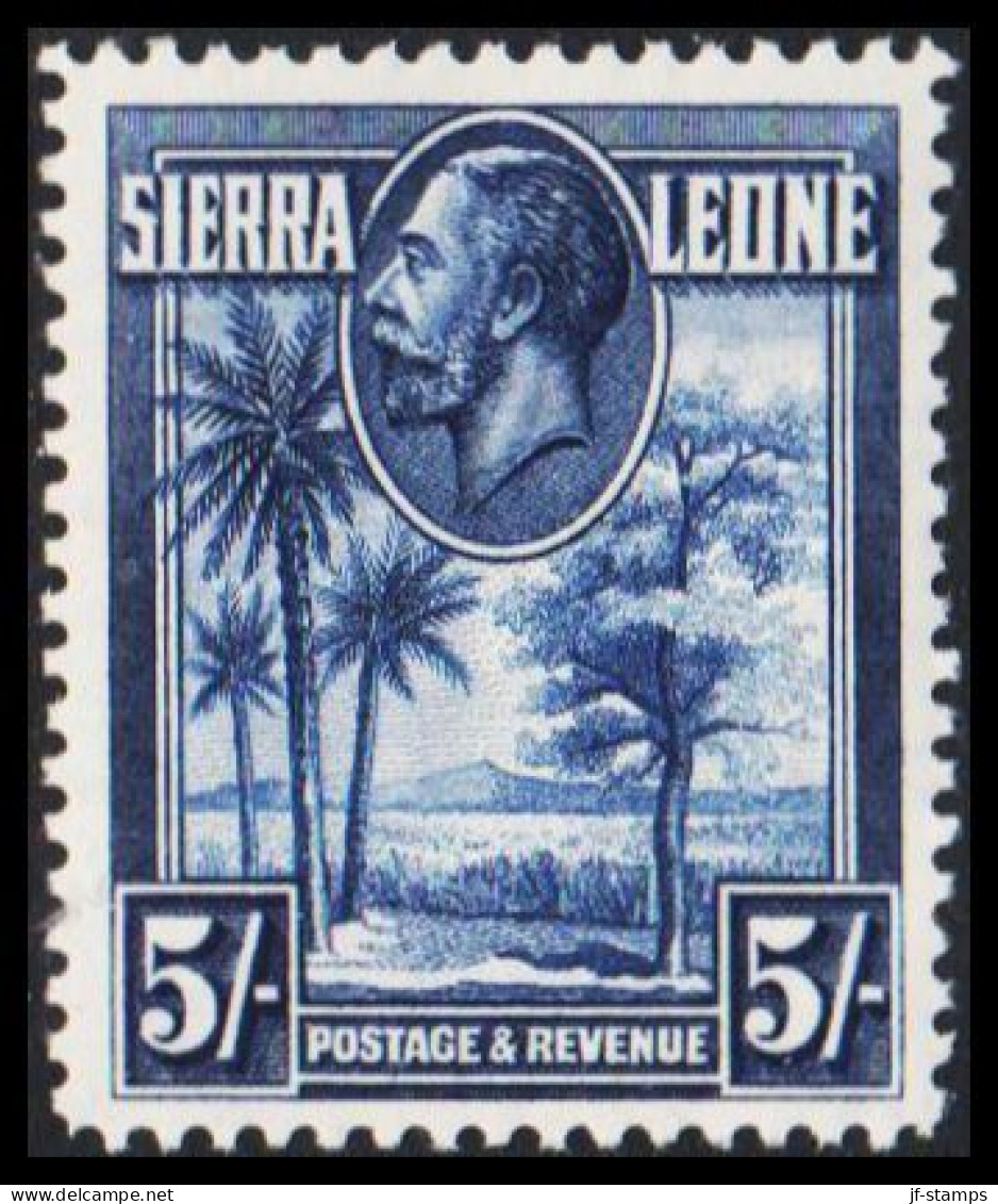 1932. SIERRA LEONE. Georg V  & Landscapes 5 S.. Never Hinged.  (MICHEL 128) - JF542083 - Sierra Leona (...-1960)