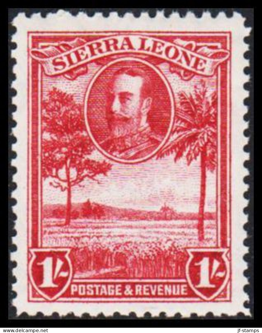 1932. SIERRA LEONE. Georg V  & Landscapes 1/- S.. Never Hinged.  (MICHEL 126) - JF542086 - Sierra Leone (...-1960)