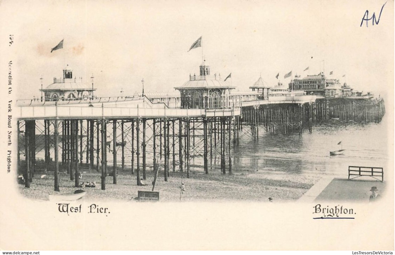 ROYAUME UNI - Brighton - West Pier -  Carte Postale Ancienne - Brighton