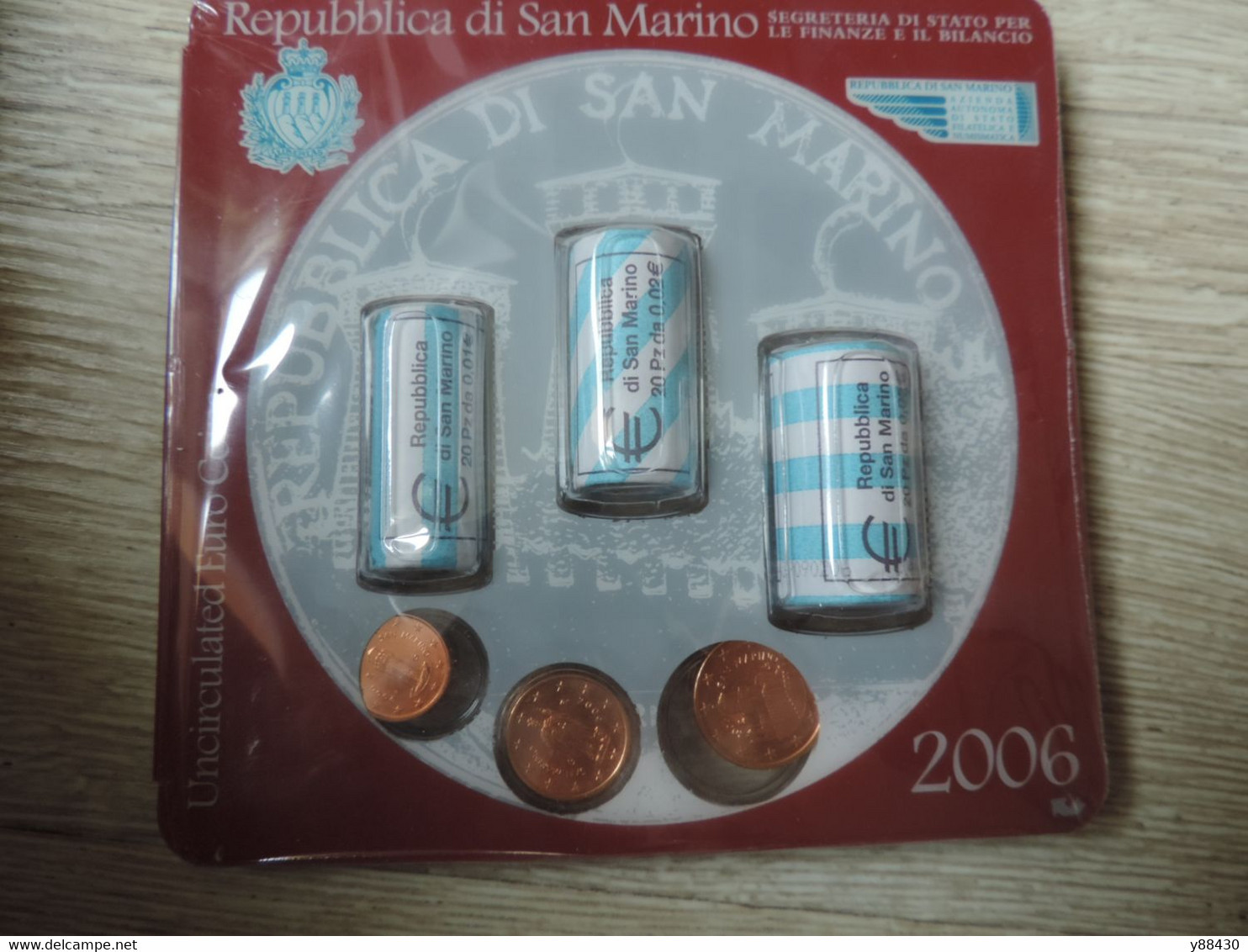 2006 - SAINT MARIN - 3 Pièces En Euro - Neuves De  1c - 2c - 5c - Proviennent Des Rouleaux Officiels - Voir Les 3 Scan - San Marino