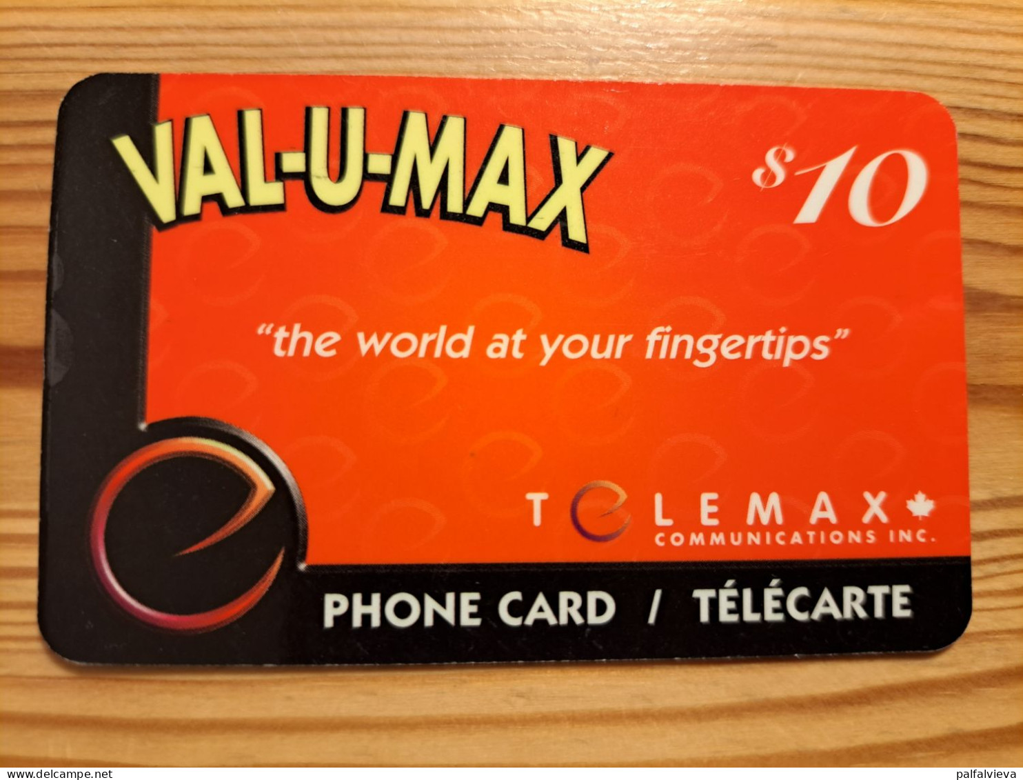 Prepaid Phonecard Canada, Telemax - Kanada