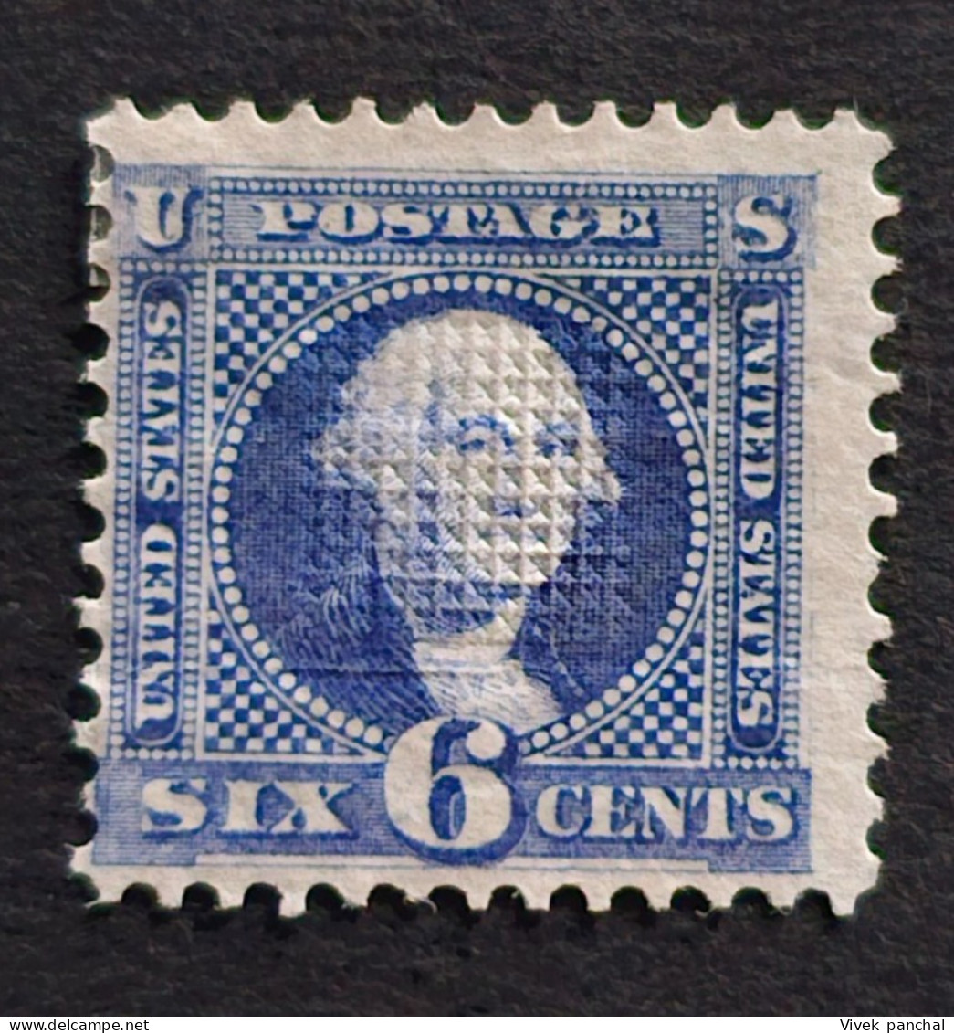 U.S. 1869 6c Washington SCARCE Mint /OG/H With Certificate - Unused Stamps