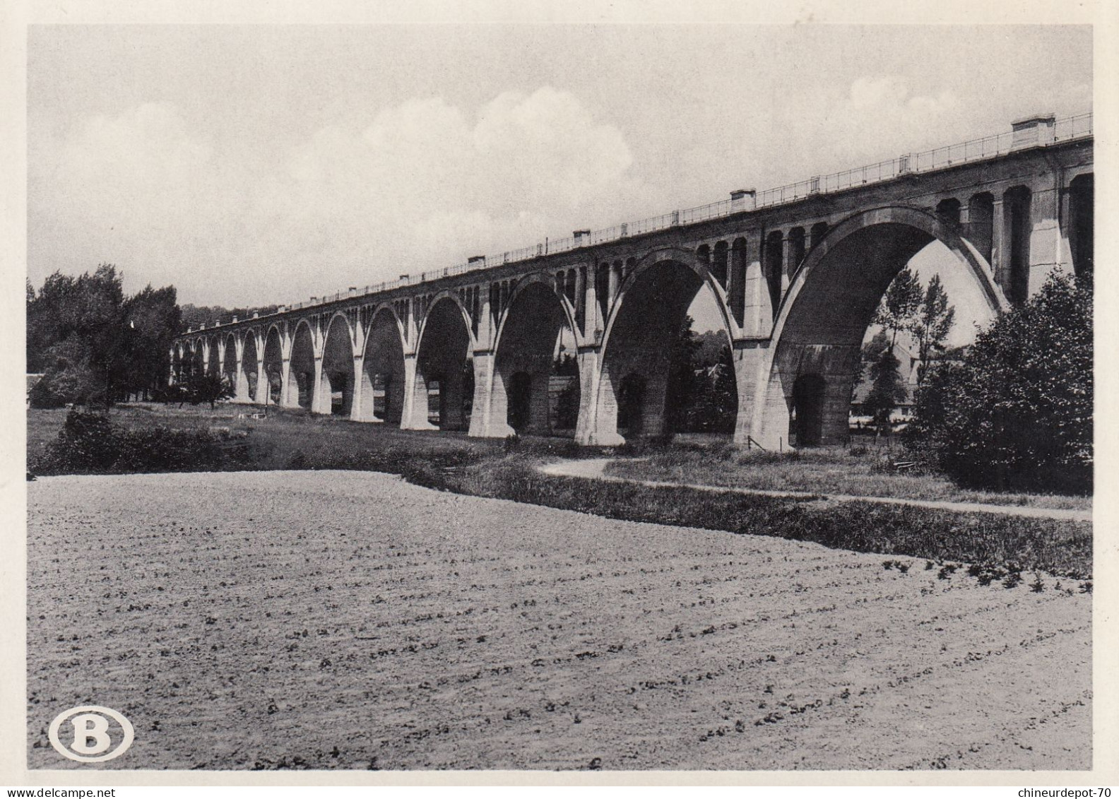 CHEMIN DE FER BELGE  VIADUC DE LA PEDE - Structures