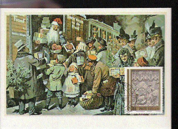 VATICAN CARTE MAXIMUM NUM.YVERT 737 NOEL - Maximum Cards