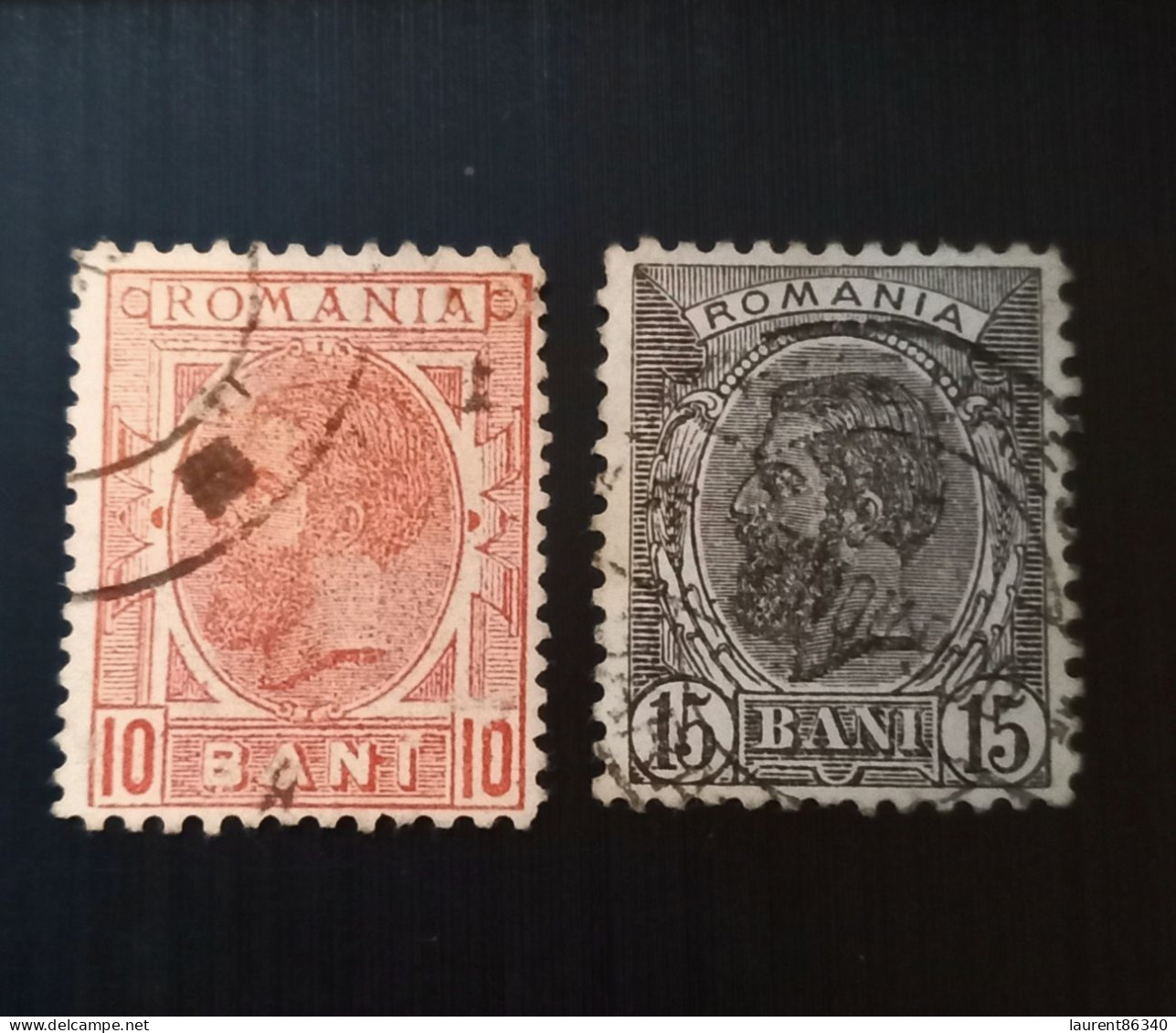 Roumanie 1900 King Karl I - Different Watermark -Gravure: Fabrica De Timbre, Bucharest. Lot2 - Gebraucht