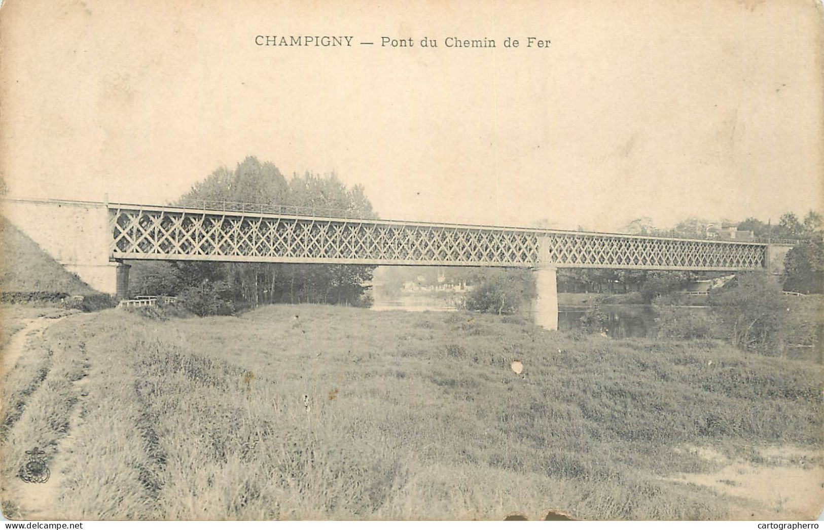 France Champigny Pont Du Chemin De Fer - Champigny