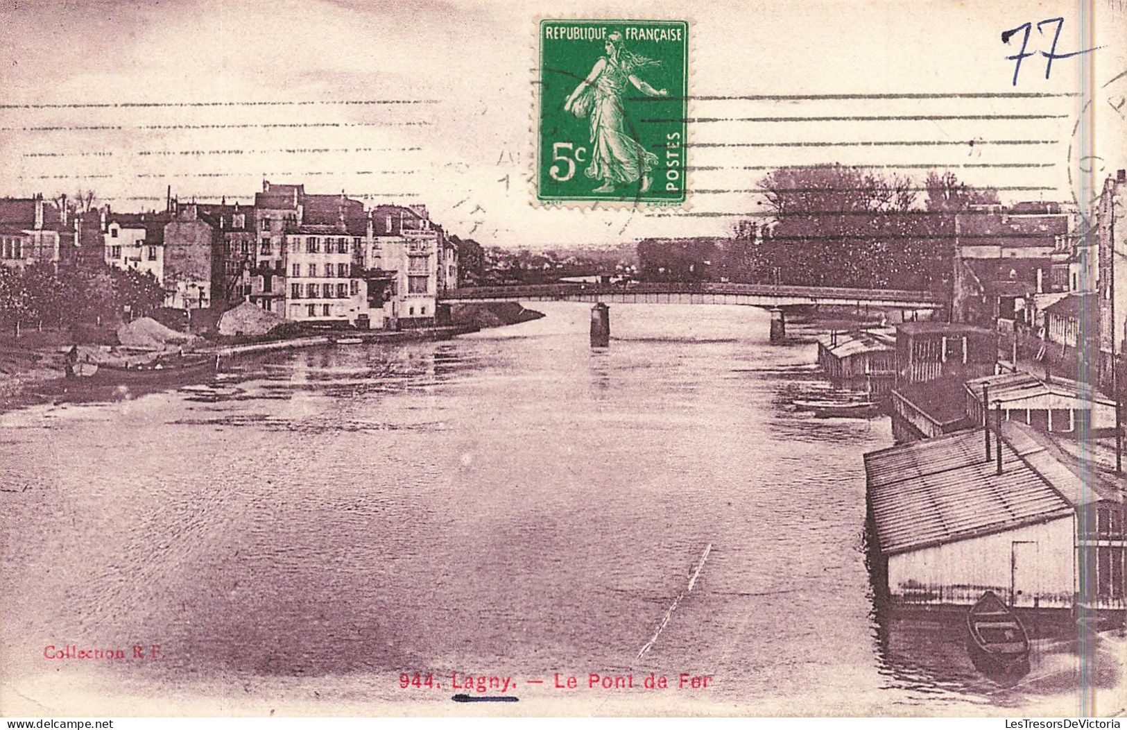 FRANCE - Lagny - Le Pont De Fer - Carte Postale Ancienne - Lagny Sur Marne