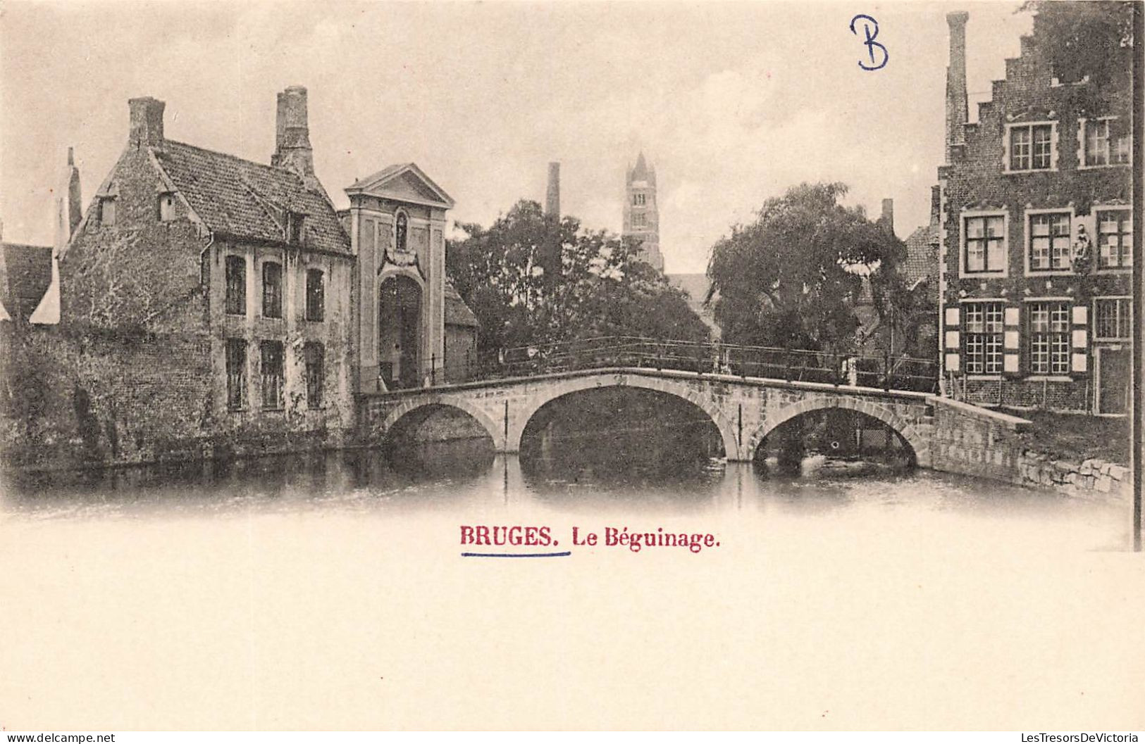 BELGIQUE - Bruges - Vue Sur Le Béguinage - Carte Postale Ancienne - Brugge