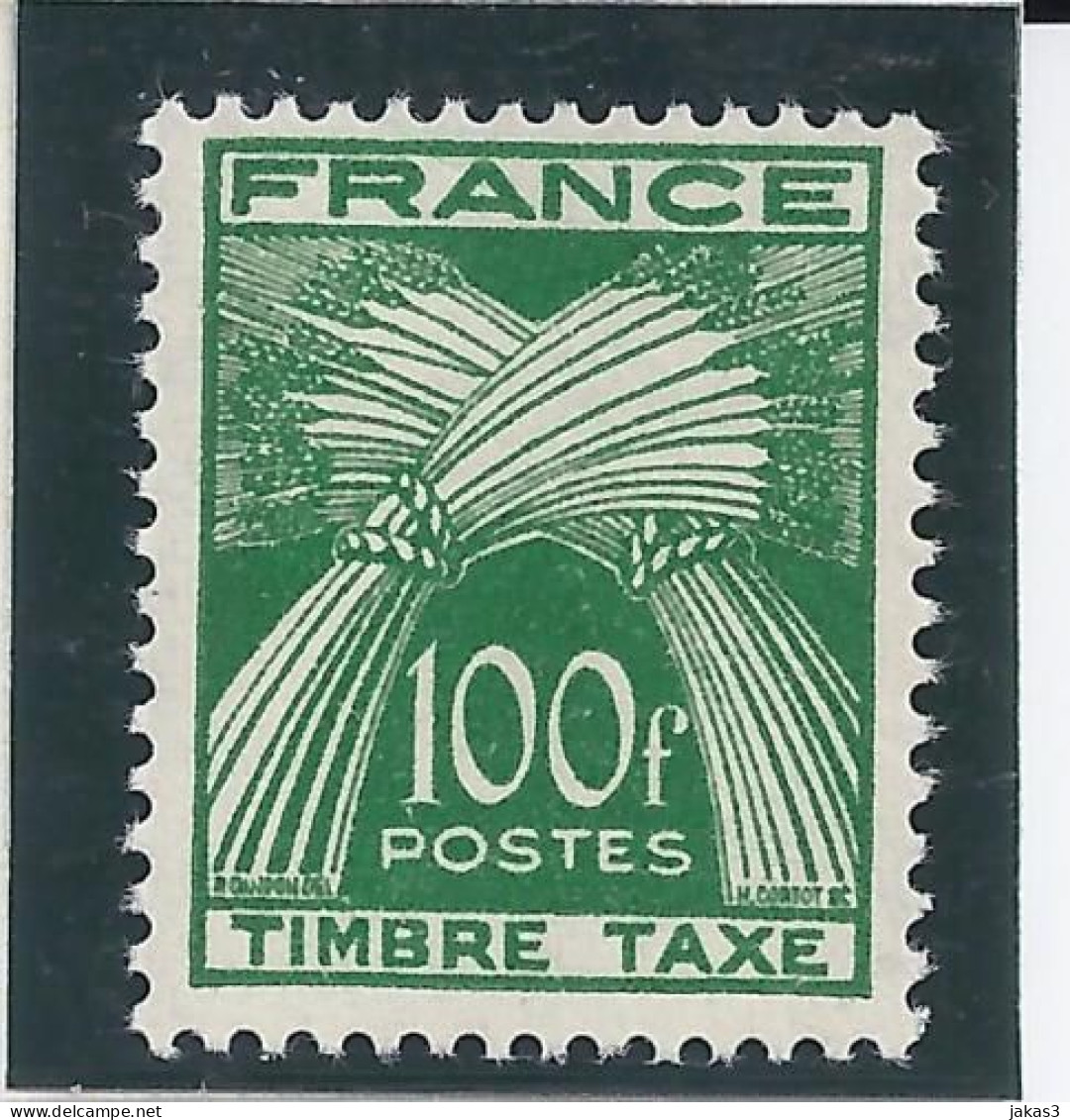 FRANCE  - TIMBRE TAXE  - YT N° 89 - NEUF  GOMME D ORIGINE AVEC  TRACE CHARNIERE * - BEL ETAT - BELLE COTE - 1960-... Ungebraucht