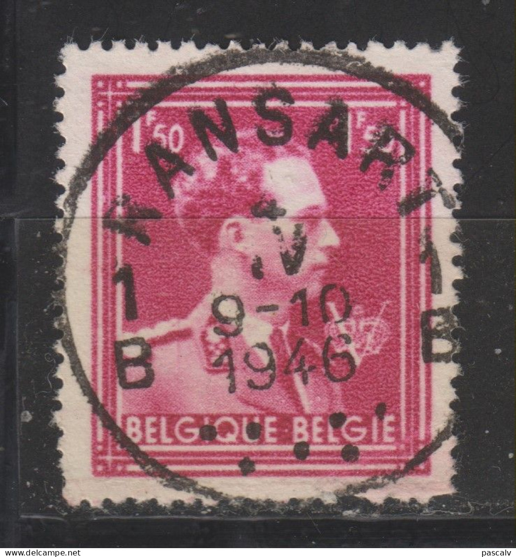 COB 691 Oblitération Centrale RANSART - 1936-1957 Offener Kragen