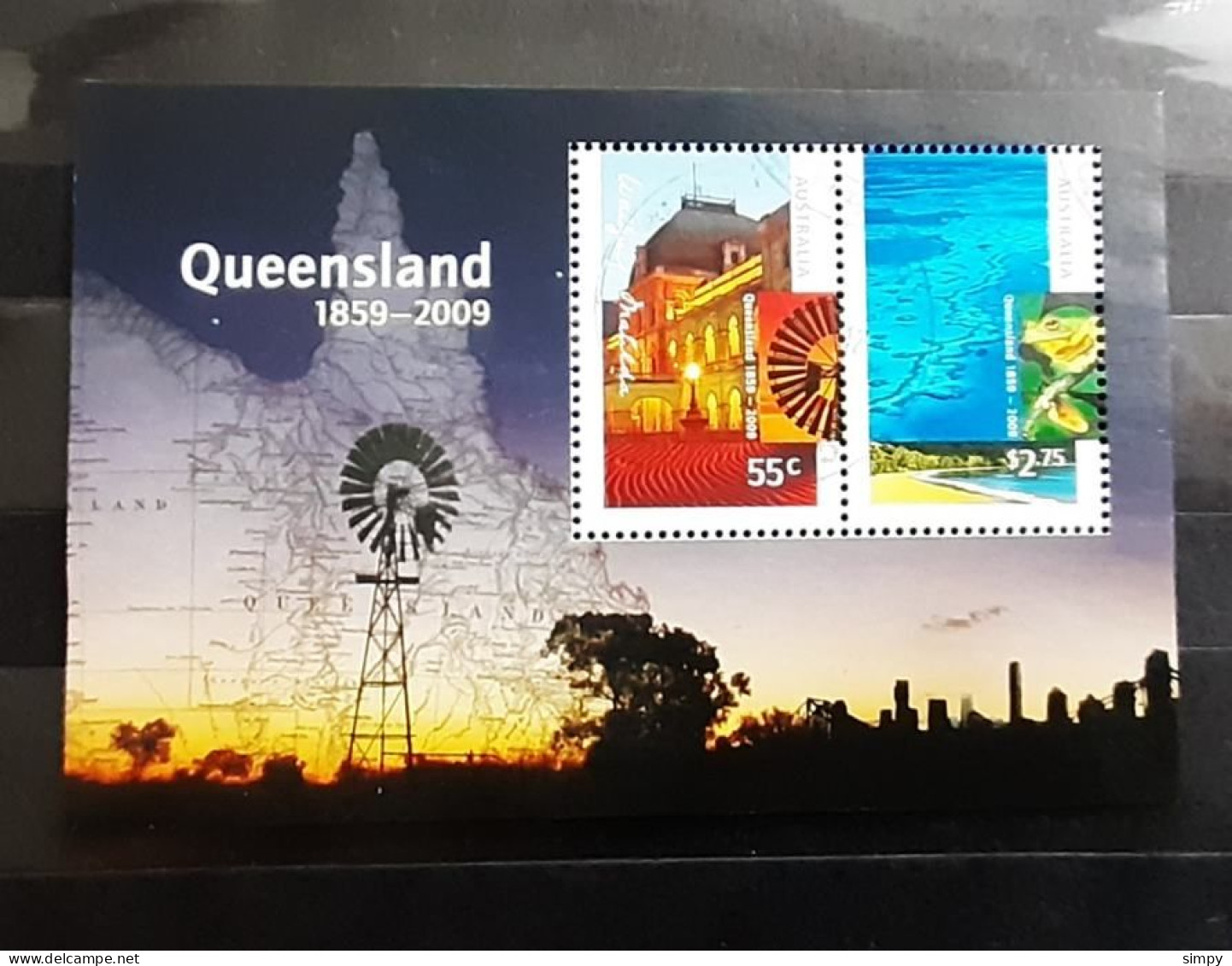 AUSTRALIA 2009 Queensland  Used Mini Sheet Block - Blocks & Sheetlets