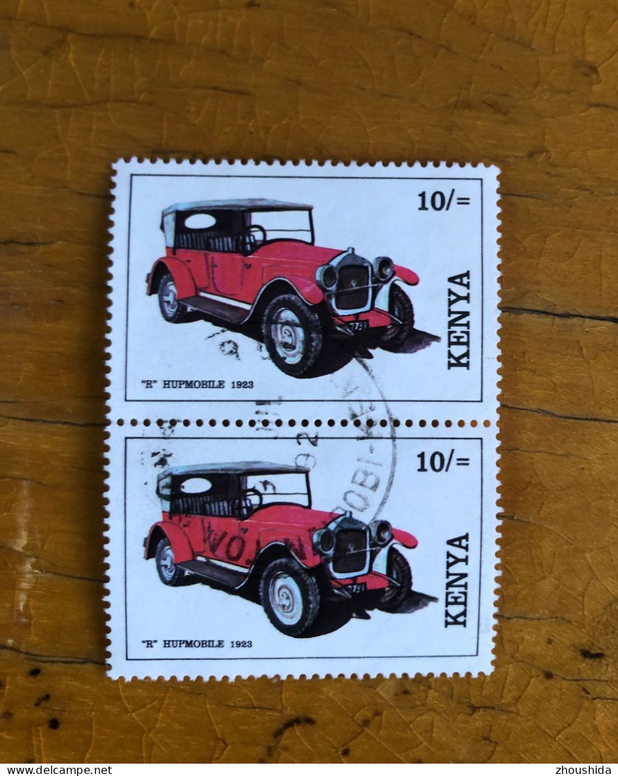 Kenya 1992 Vehicle 10SH Pair Fine Used - Kenya (1963-...)