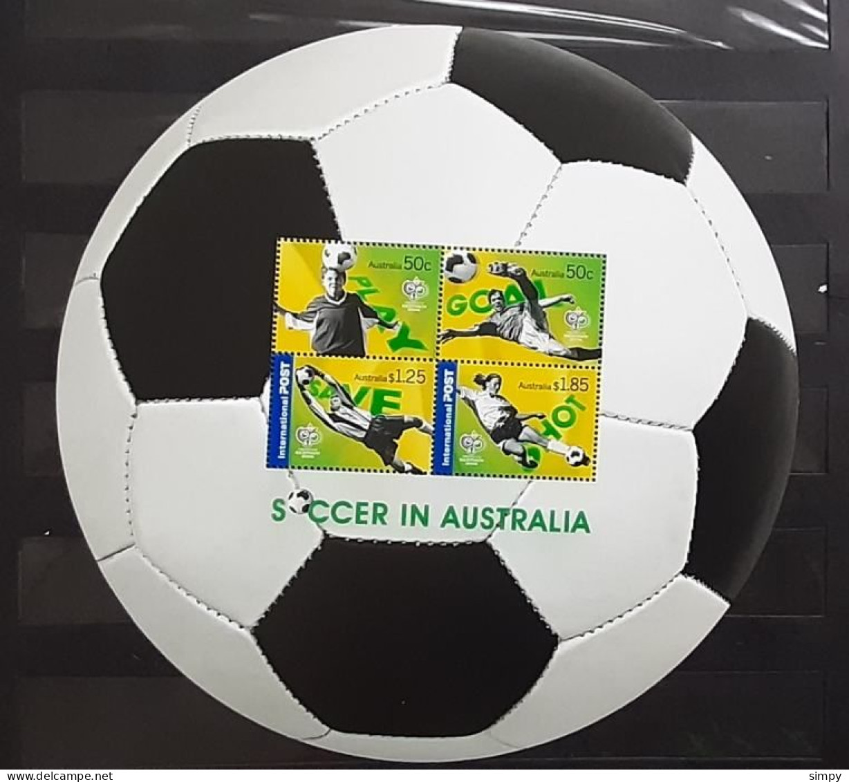 AUSTRALIA 2006 Football Wolrd Cup  Mini Sheet Block MNH - Hojas Bloque