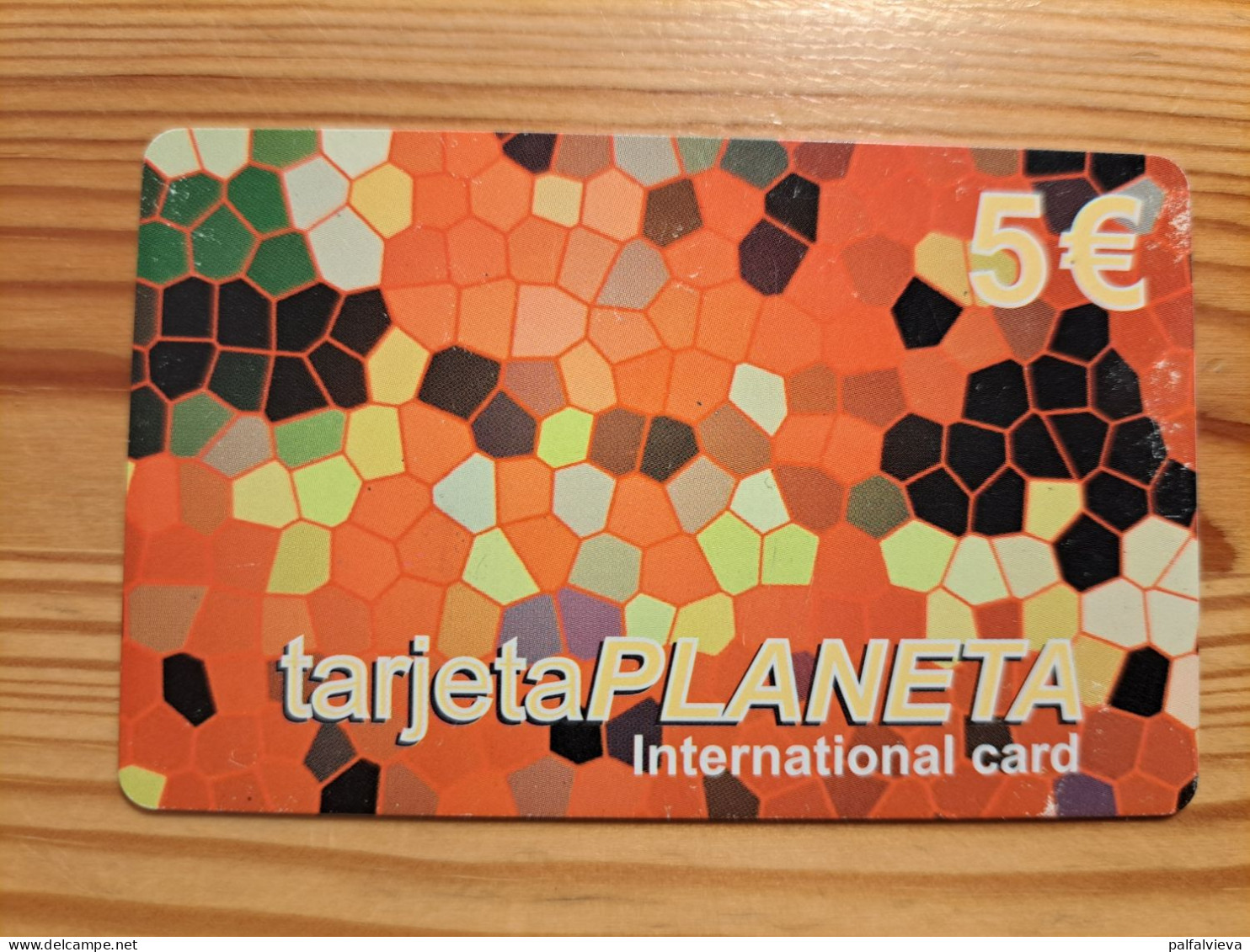 Prepaid Phonecard Spain, Tarjeta Planeta - Andere & Zonder Classificatie