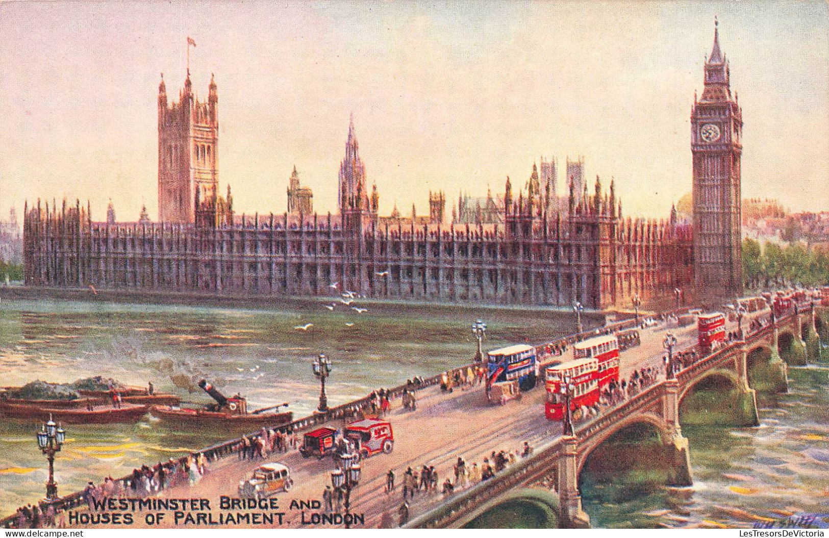 ROYAUME UNI - Angleterre - Westminster Bridge And Houses Of Parliament - London - Carte Postale Ancienne - Westminster Abbey