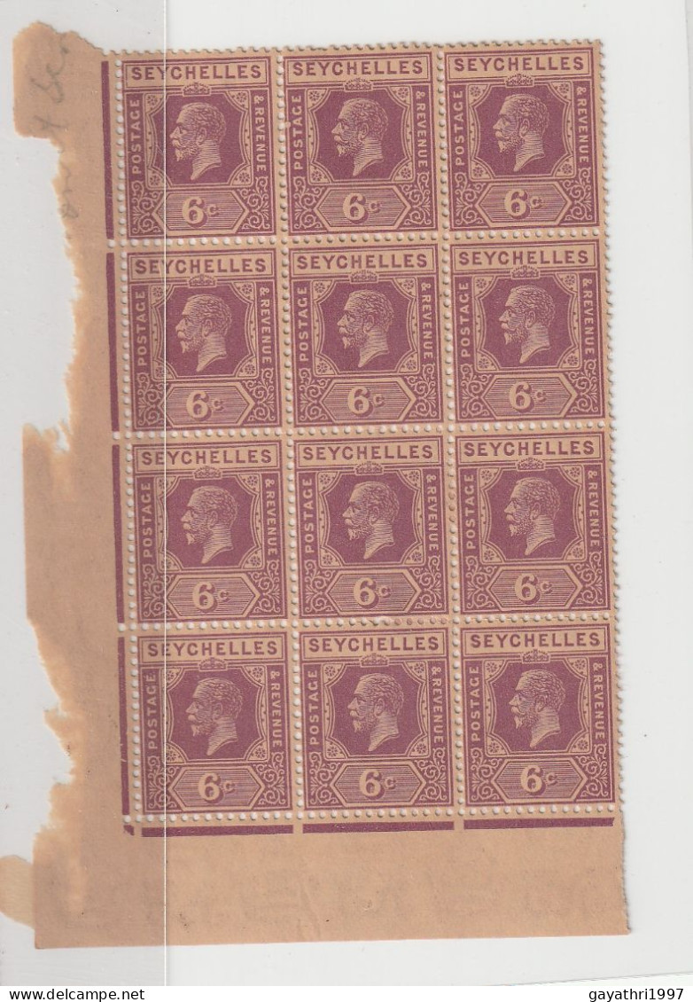 Seychelles W/m Mult Script CA SG 105 Deep Mauve But Others Carmine Red ?w/m Same Mult Script CA? 90 Stamps Lot MINT MNH - Seychelles (...-1976)