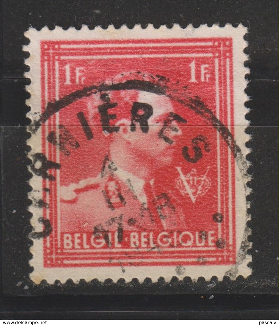 COB 690 Oblitération Centrale CARNIERES - 1936-1957 Collar Abierto