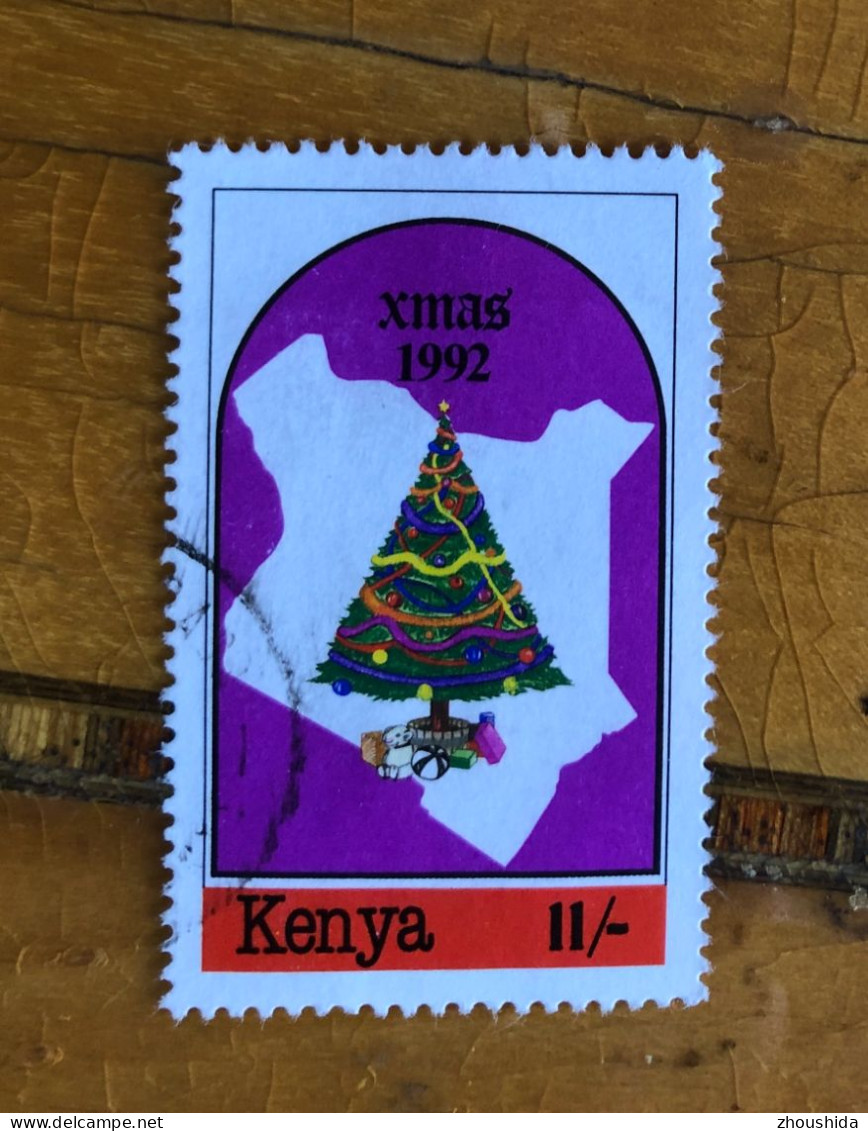 Kenya 1992 Christmas 11SH Fine Used - Kenya (1963-...)