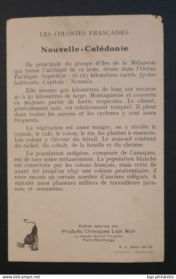 Nouvelle Calédonie,  Colonies Françaises. - Briefe U. Dokumente